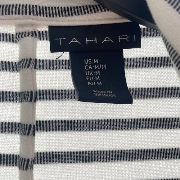 Tahari Blazer white with black stripes - Picture 5 of 5